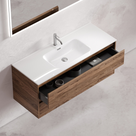 Тумба под раковину Sancos Libra LB120-1ECH 120х50 подвесная цвет коричневый